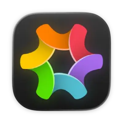 ApolloOne for Mac app icon, colorful pinwheel.
