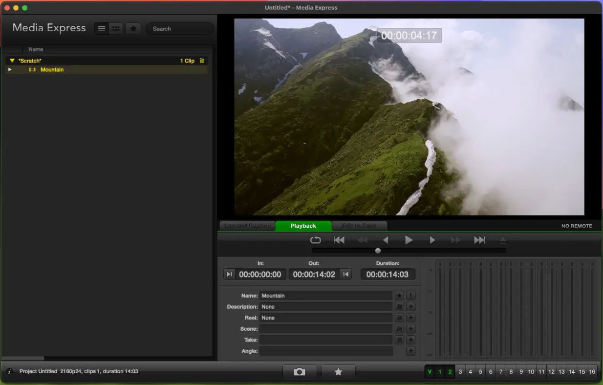 Desktop Video Mac Screenshot