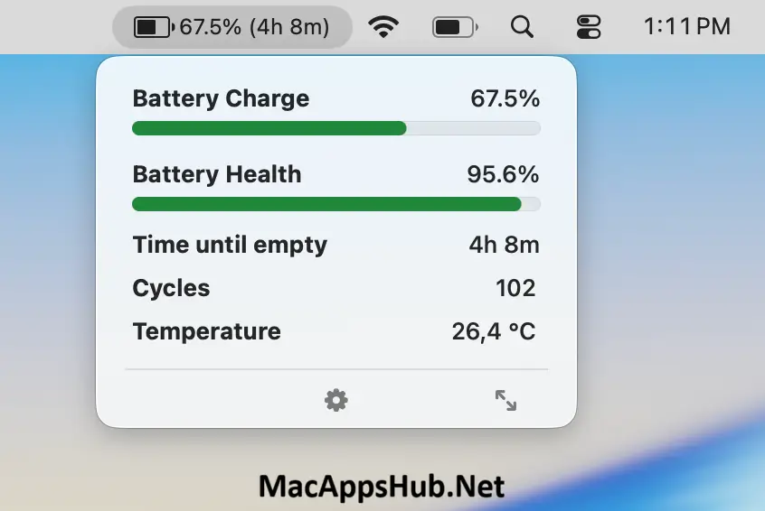 coconutBattery specs image