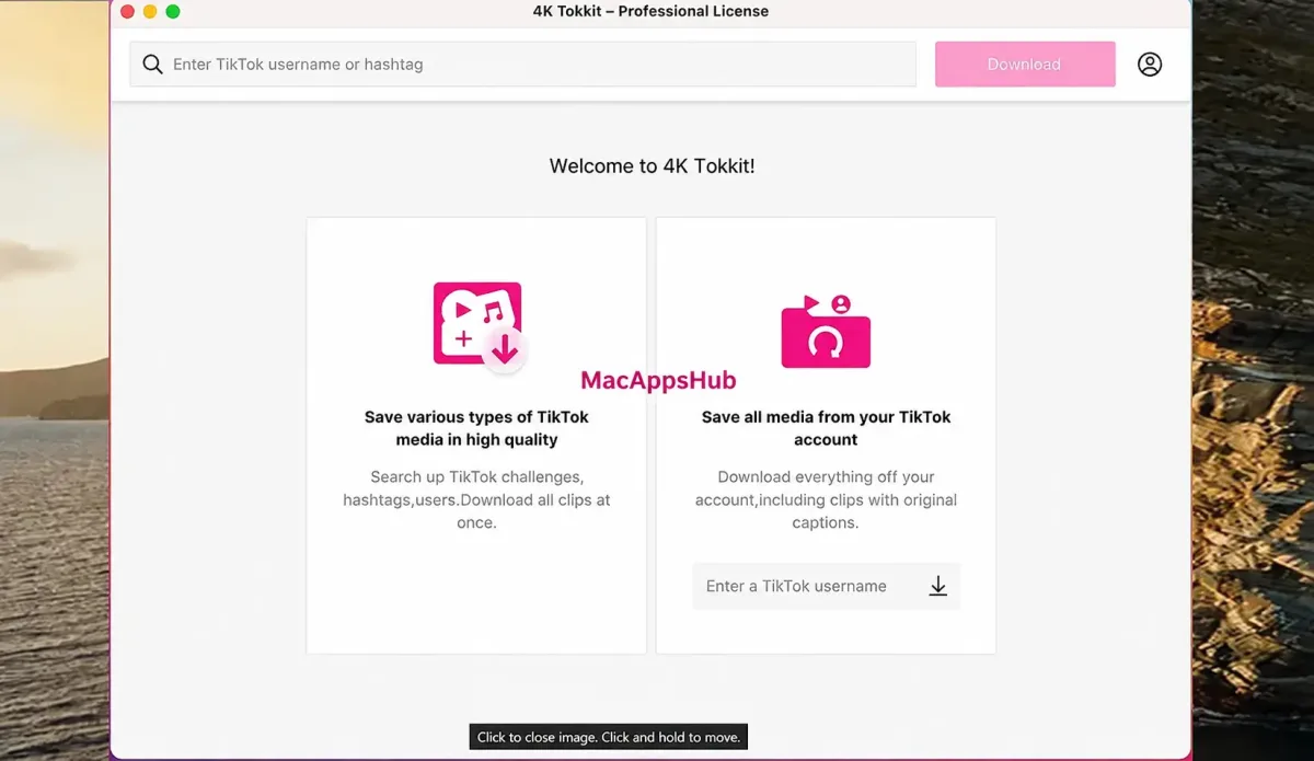 4K-Tokkit-for-mac-download-welcome-screen