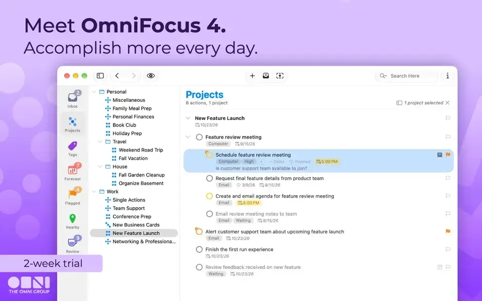 OmniFocus 1
