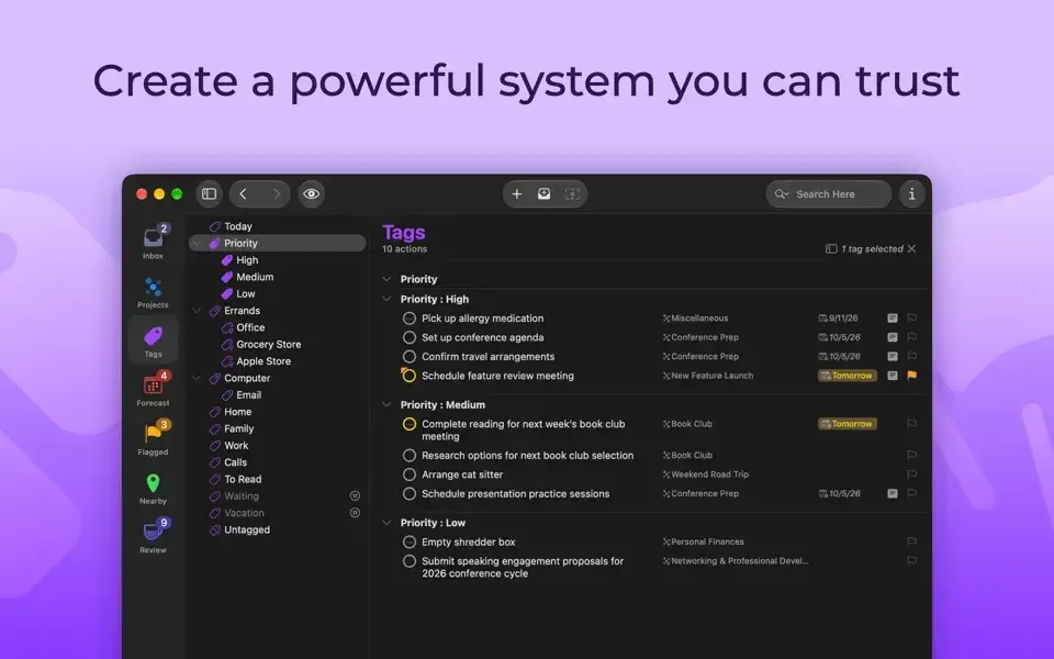 OmniFocus 3