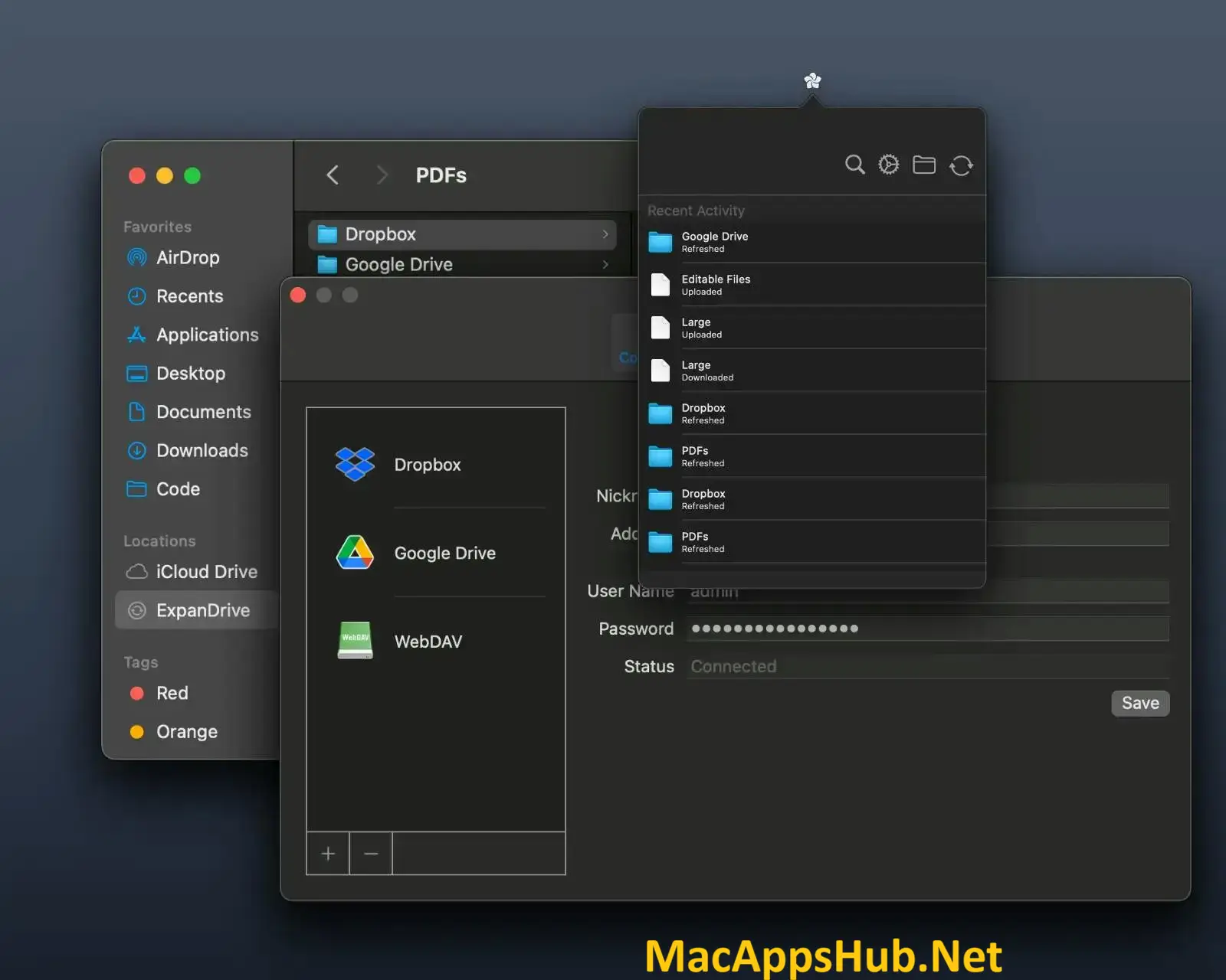 ExpanDrive for macOS screenshot