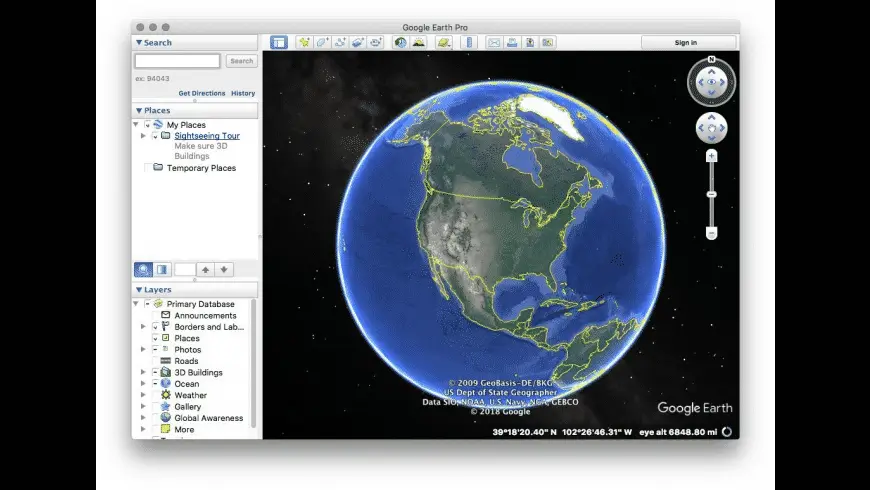 Google Earth Pro specs image