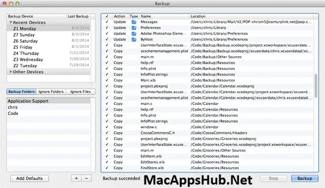 Growly Backup for macOS screenshot