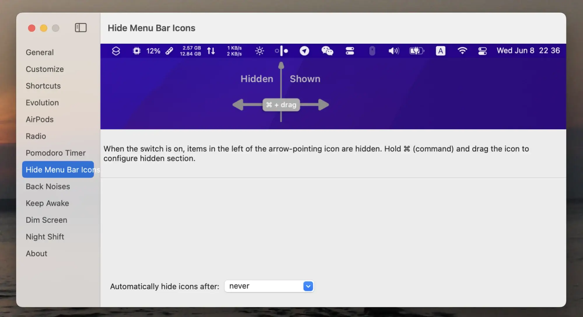 OnlySwitch macos scrrenshot
