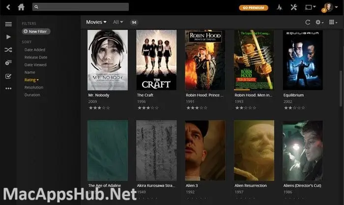 Plex Media Server specs image