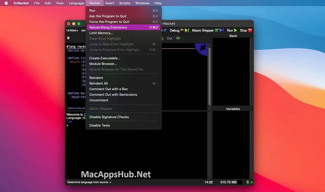 Racket specs image