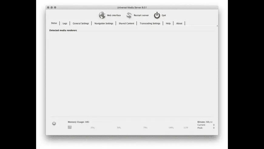 Universal Media Server mac screenshot