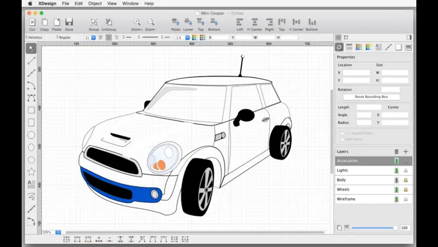 XDesign macOS screenshot